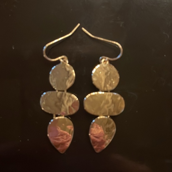 Earrings!  Three pair that dangle color and sparkle. Longest is 2”. - Picture 4 of 6